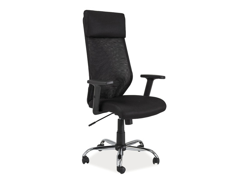 Fotel obrotowy Q-211 - czarny