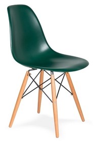 Krzesło DSW WOOD - myśliwska zieleń