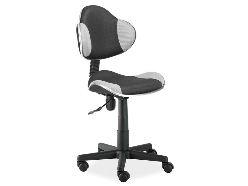 Fotel obrotowy Q-G2 - czarny/szary