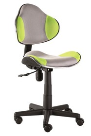 Fotel obrotowy Q-G2 - szary/zielony
