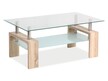 Ława z półką LISA BASIC II 100x60 - dąb sonoma