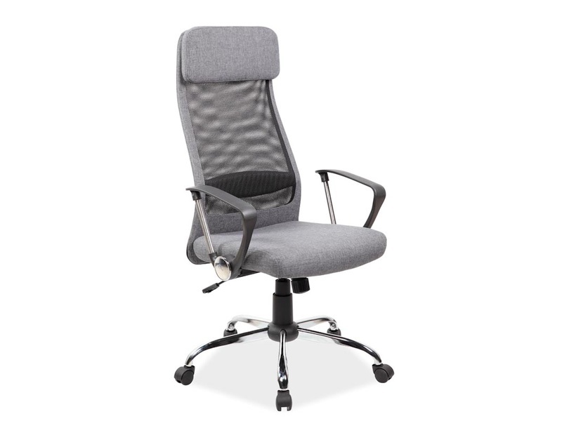 Fotel obrotowy Q-345 - szary
