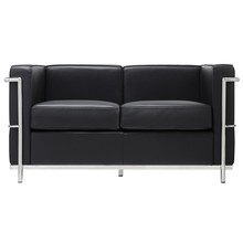 Sofa 2-osobowa SOFT LC2 - czarny
