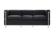 Sofa 3-osobowa SOFT LC2 - czarny