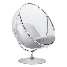 Fotel BUBBLE STAND 2 - srebrny