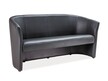Sofa TM-3 ekoskóra - czarny