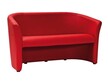 Sofa TM-3 ekoskóra - czerwony