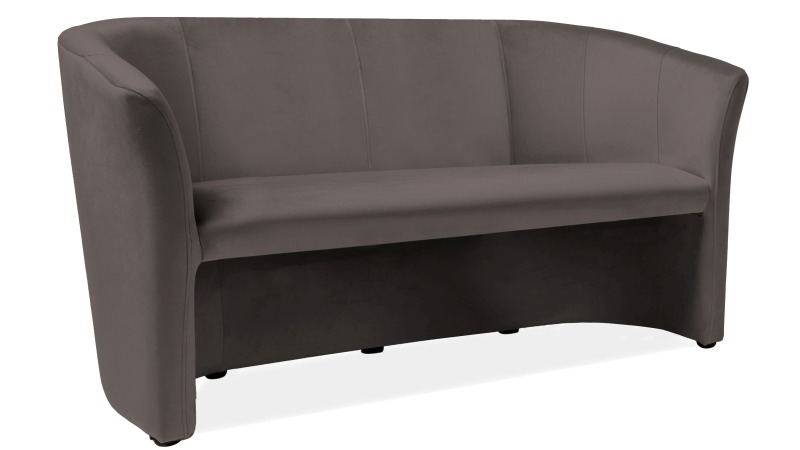 tkanina Bluvel 14 Sofa TM-3 Velvet - szary Bluvel 14