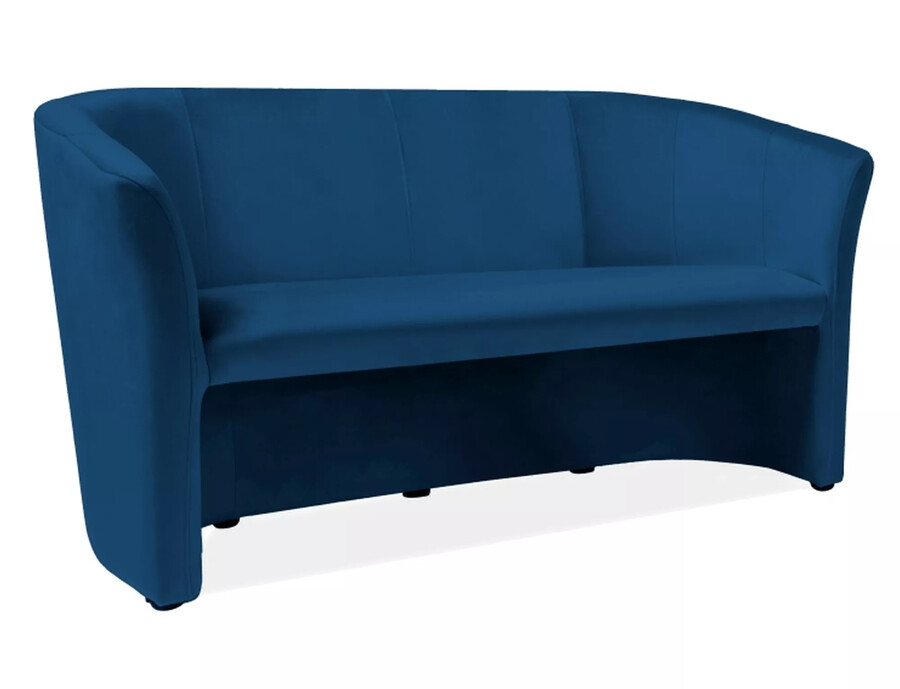 Sofa TM-3 Velvet - granatowy Bluvel 86