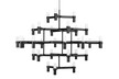 Lampa wisząca ATOMIC GRANDE - czarny