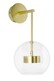 Kinkiet CAPRI WALL - 60 LED - złoty