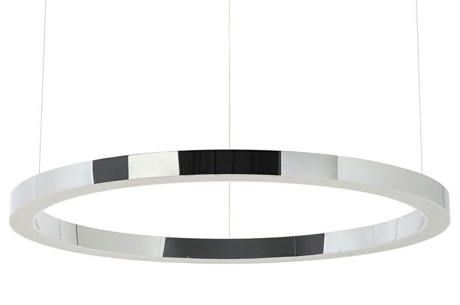 Lampa wisząca RING 100 LED - srebrny