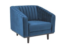 Fotel ASPREY 1 Velvet - granatowy Bluvel 86