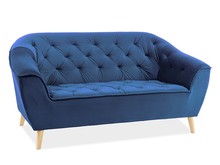 Sofa GALAXY 2 VELVET - granatowy Bluvel 86