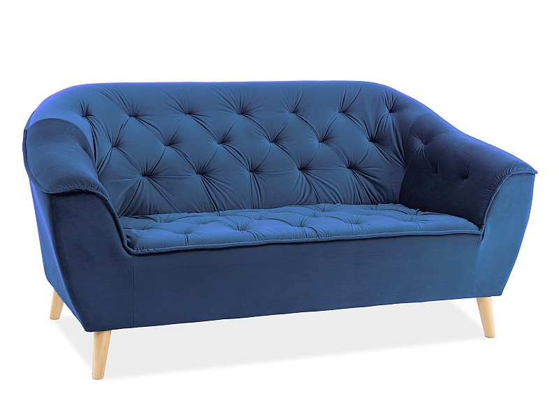 Sofa GALAXY 2 VELVET - granatowy Bluvel 86