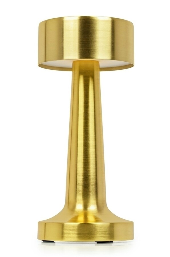 Lampa biurkowa LEE z wbudowaną baterią - złoty