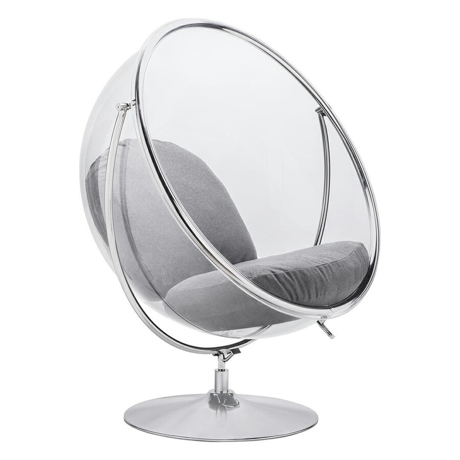 Fotel BUBBLE STAND 2 - jasnoszara wełna