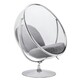 Fotel BUBBLE STAND 2 - jasnoszara wełna