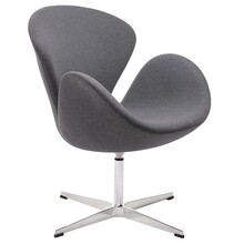 Fotel SWAN WOOL PREMIUM - szary