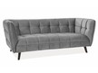 Sofa CASTELLO 3 Velvet - szary Bluvel 14