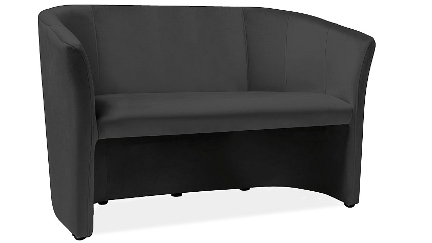 tkanina Bluvel 19 Sofa TM-2 Velvet - czarny Bluvel 19