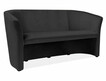 Sofa TM-3 Velvet - czarny Bluvel 19