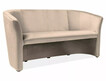 Sofa TM-3 Velvet - beżowy Bluvel 28