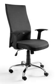 Fotel biurowy BLACK ON BLACK NL - czarny