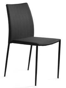Krzesło DESIGN PVC - czarny