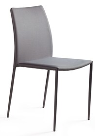 Krzesło DESIGN PVC - szary
