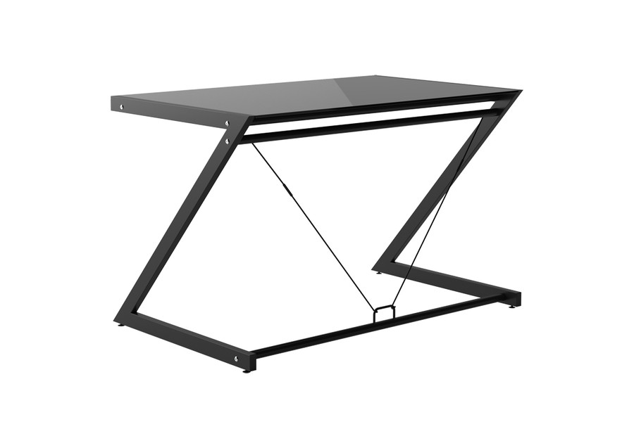 Biurko DD Z-LINE COMPUTER DESK - czarny/szkło czarne