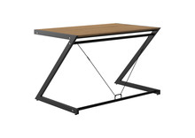 Biurko DD Z-LINE COMPUTER DESK - czarny/fornir dąb