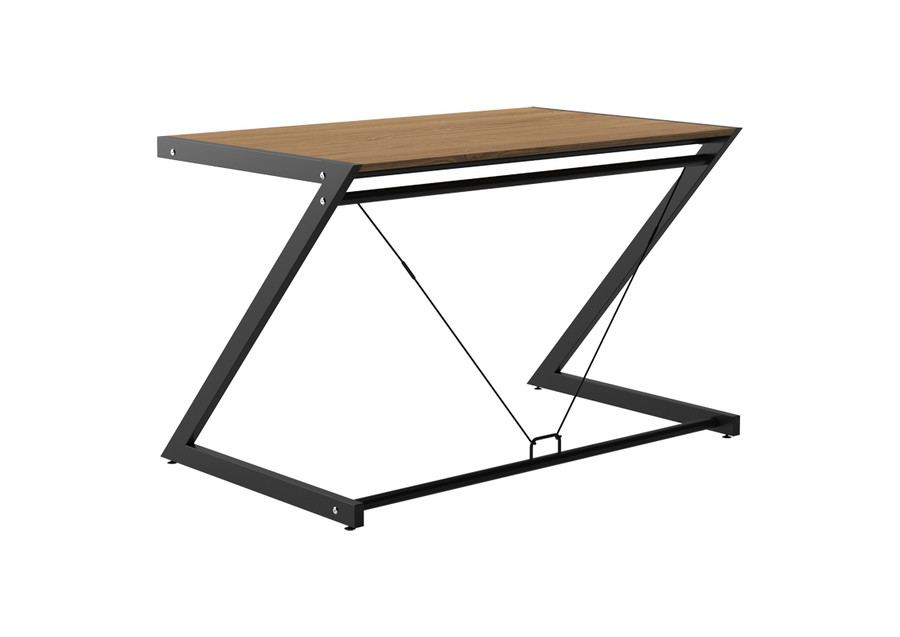 Biurko DD Z-LINE COMPUTER DESK - czarny/dąb lancelot