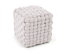 Pufa RUBIK - popielaty