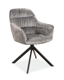 Krzesło obrotowe ASTORIA Velvet - szary Bluvel 14