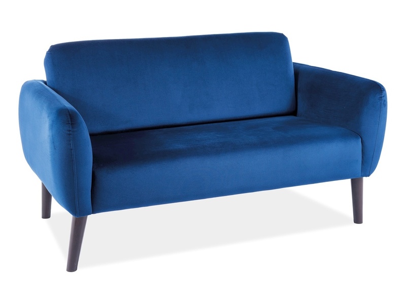 tkanina Bluvel 86 Sofa 2-osobowa ELSA Velvet - granatowy Bluvel 86