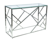 Konsolka ESCADA S - transparentny/srebrny