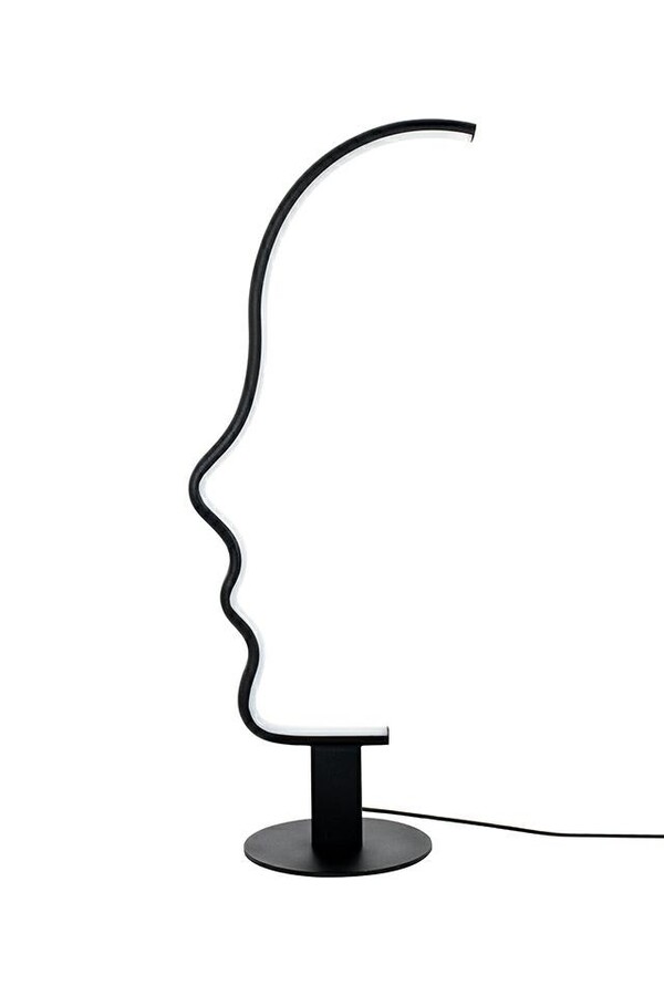 Lampa stołowa FACE TABLE - czarny