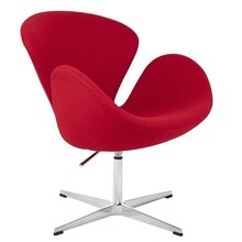 Fotel SWAN PREMIUM regulowany - czerwony