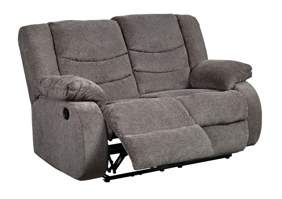 Sofa 2-osobowa z funkcją relaks RECLINER 9860686 - szary