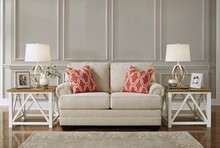 Sofa 2-osobowa w stylu klasycznym 7990435