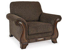 Fotel w stylu kolonialnym MILTONWOOD 8550620 - brązowy