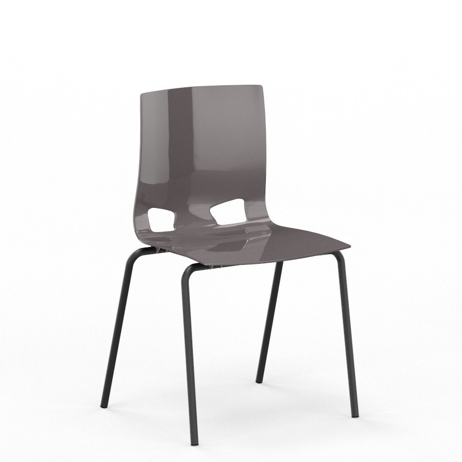 RAL 9005 / Gloss Anthracite Krzesło konferencyjne FONDO