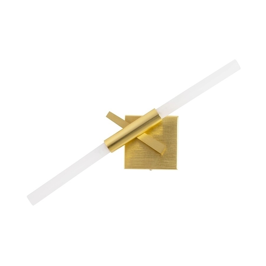 Kinkiet CANDELABR WALL - złote aluminium/szkło