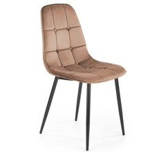 Krzesło K417 velvet - beżowy