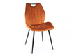 Krzesło ARCO Velvet - cynamon Bluvel 4215