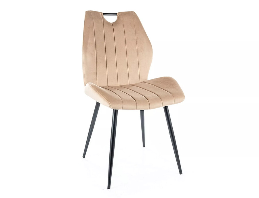 Krzesło ARCO Velvet - beżowy Bluvel 28
