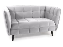 Sofa CASTELLO 2 Velvet - jasny szary Bluvel 03