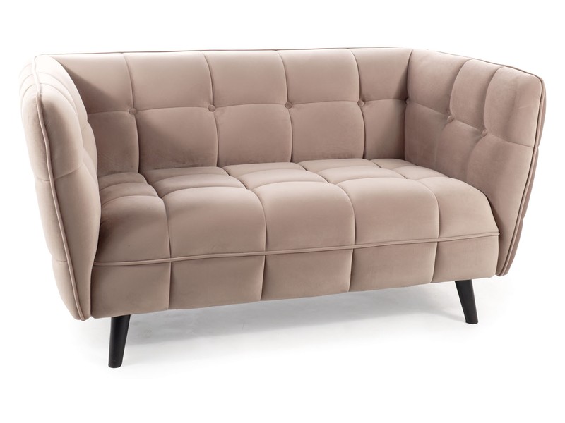 tkanina Bluvel 40 Sofa CASTELLO 2 Velvet - ciemny beżowy Bluvel 40