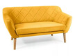 Sofa 2-osobowa KARO 2 Velvet - buk/curry Bluvel 68